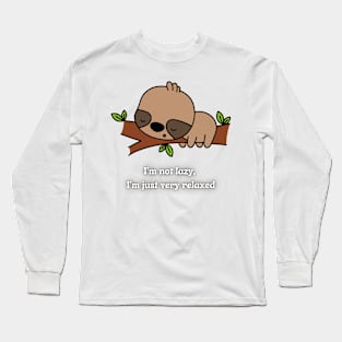 Lazy sleepy relaxed sloath Long Sleeve T-Shirt